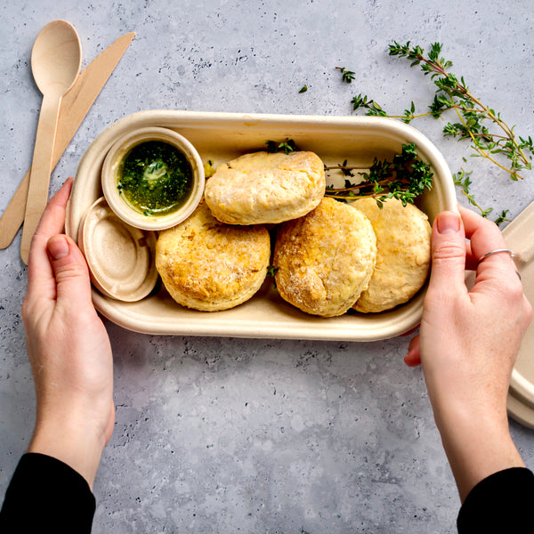 28 oz | Oval Bowls with Lids